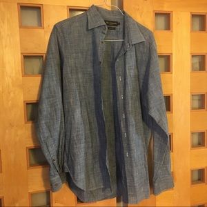 Allen Edmonds Chambray Shirt, L